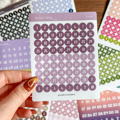 Numbers Sticker Bundle