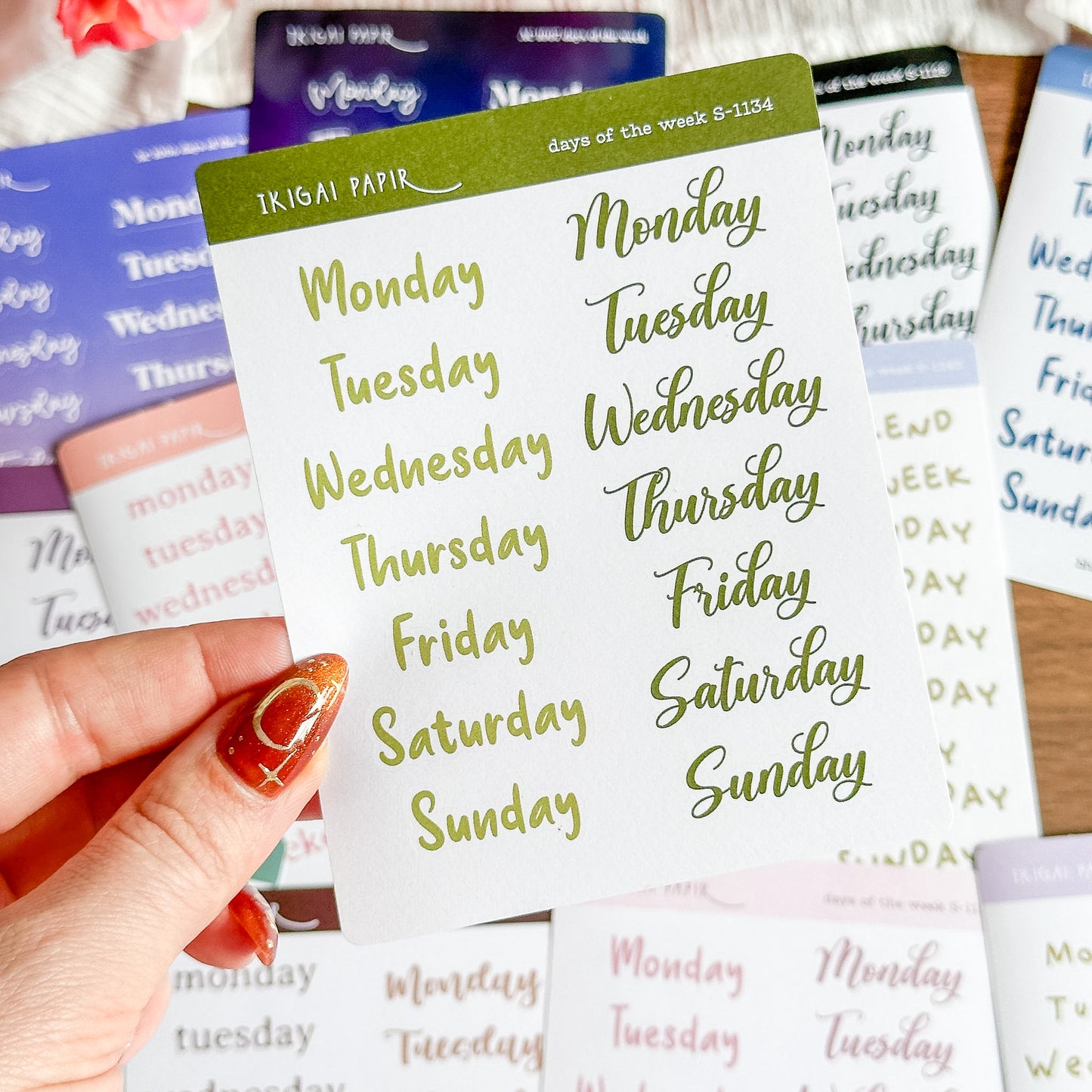 Days of the Week Sticker Bundle