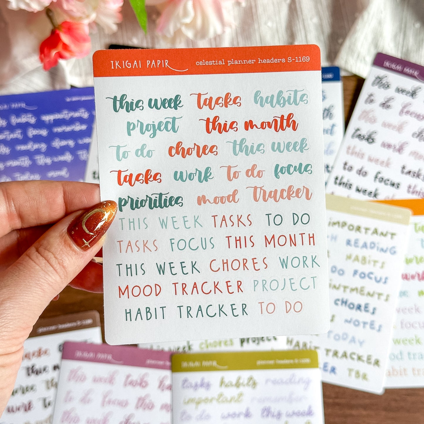 Planner Headers Sticker Bundle