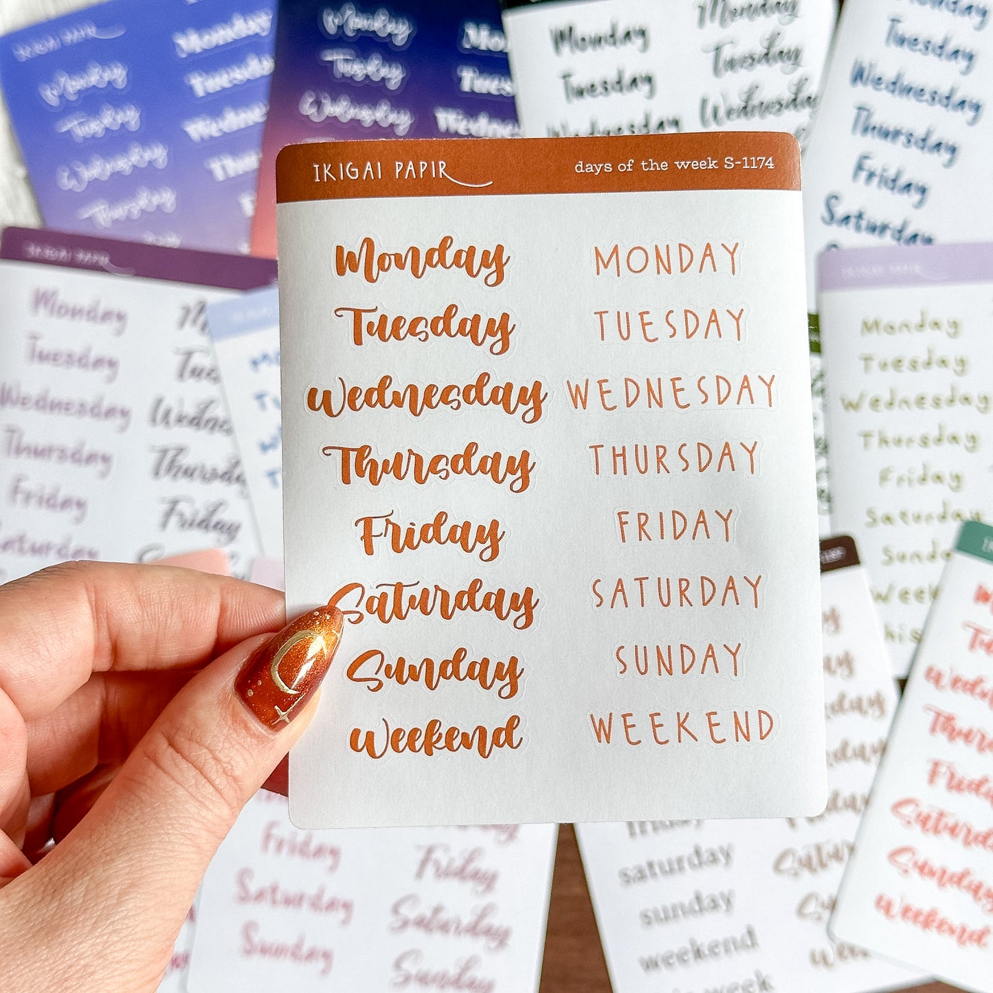 Days of the Week Sticker Bundle