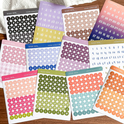 Numbers Sticker Bundle