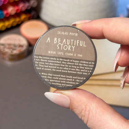 A Beautiful Story Typewriter Washi Tapes