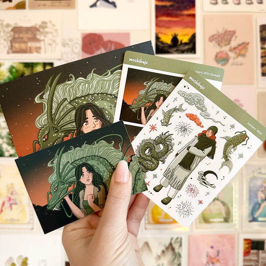 Year of the Dragon (January 2024 Patreon Stickers)