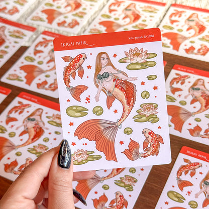 Koi Pond Sticker Bundle