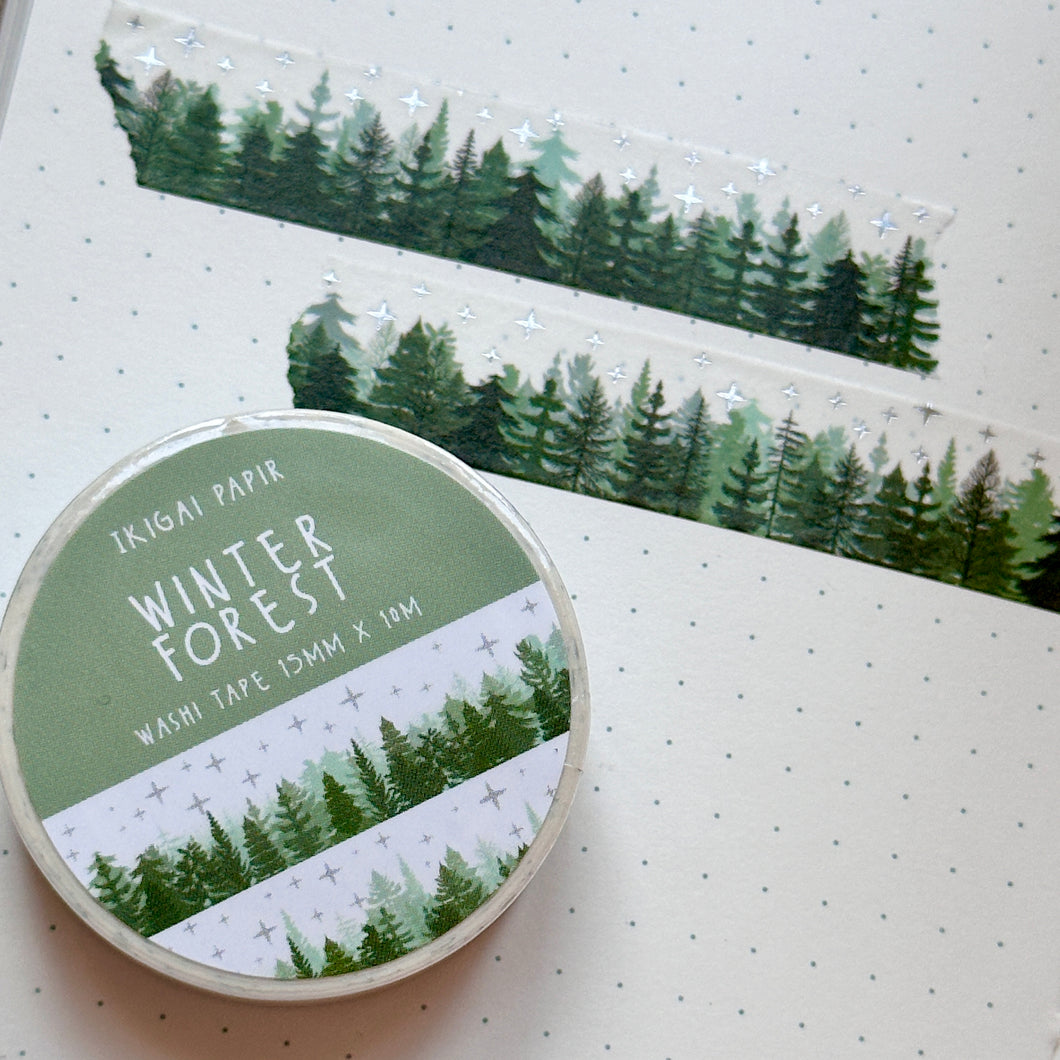 Winter Forest Washi Tape