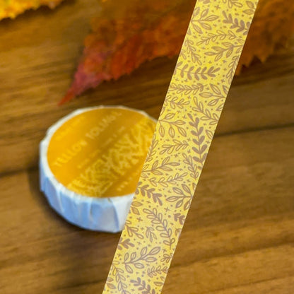 Yellow Foliage Washi Tape