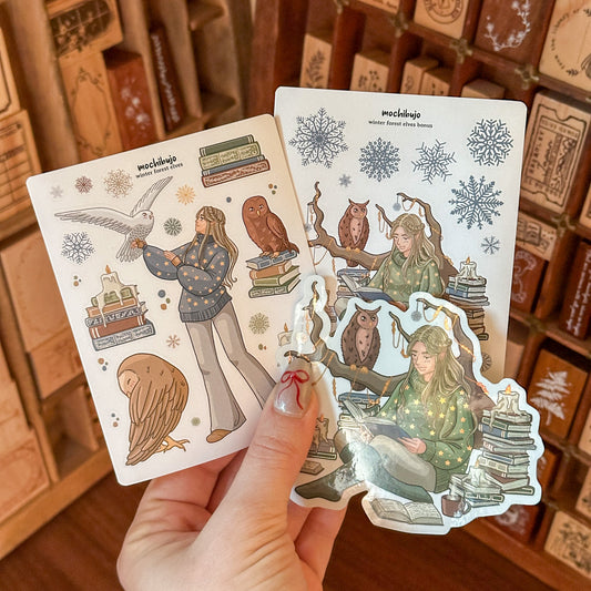 Winter Forest Elves (2026 Patreon Exclusive Stickers)