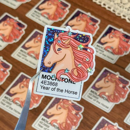 Year of the Horse Mochitone Vinyl Sticker
