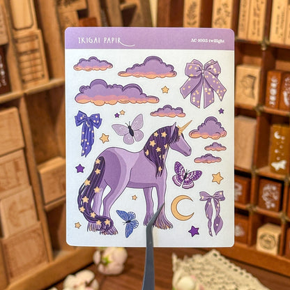 Twilight Horse Sticker Sheet