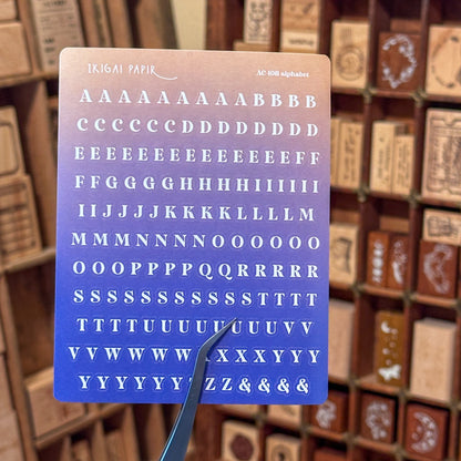 Alphabet (Day) Sticker Sheet