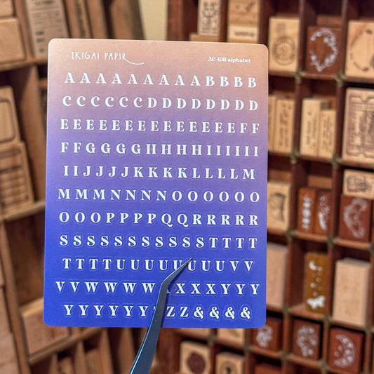 Alphabet (Day) Sticker Sheet