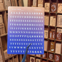 Load image into Gallery viewer, Alphabet (Day) Sticker Sheet
