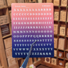 Load image into Gallery viewer, Alphabet (Night) Sticker Sheet
