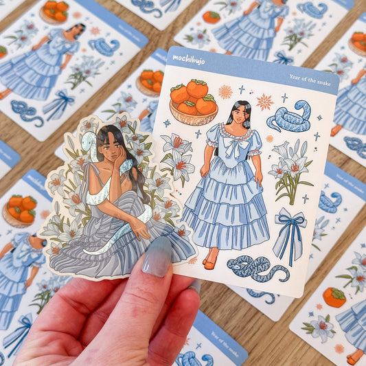 Year of the Snake (January 2025 Patreon Exclusive Stickers)