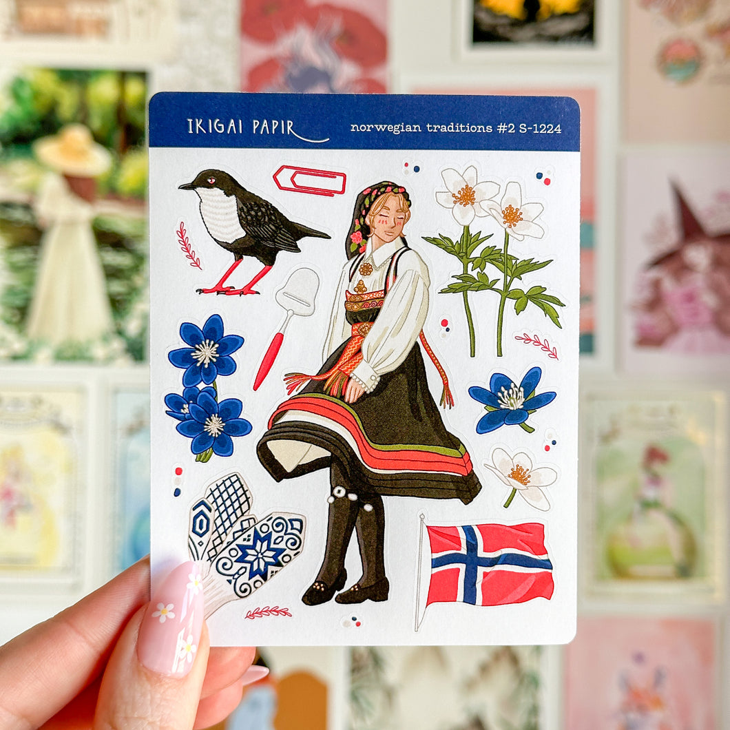 Norwegian Traditions #2 Sticker Sheet