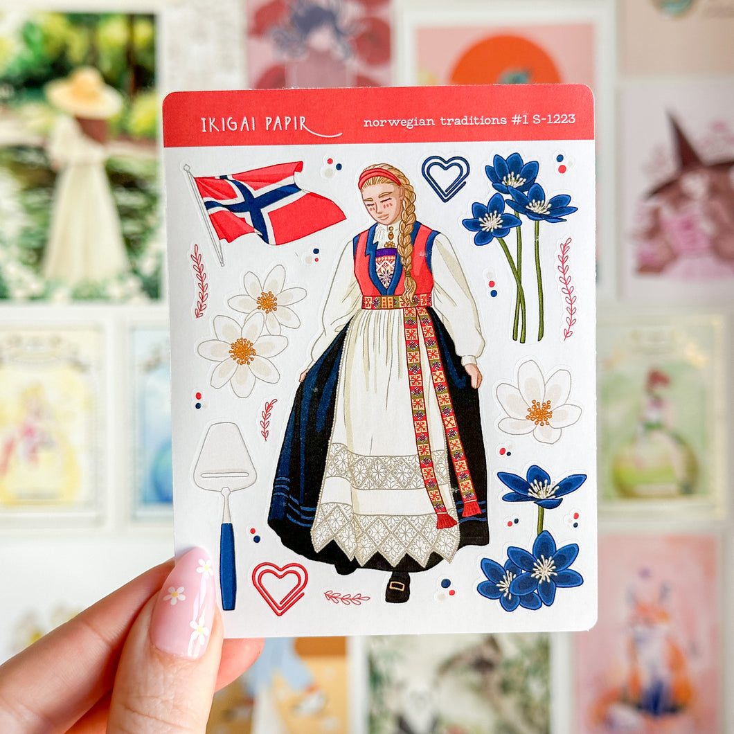 Norwegian Traditions #1 Sticker Sheet