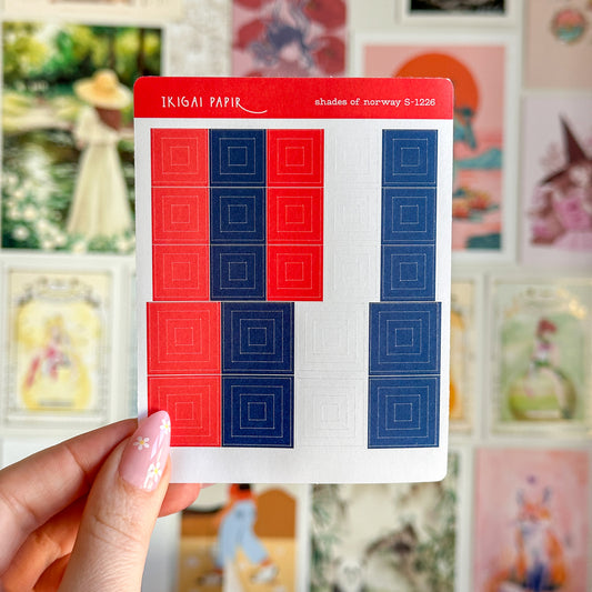 Shades of Norway Sticker Sheet