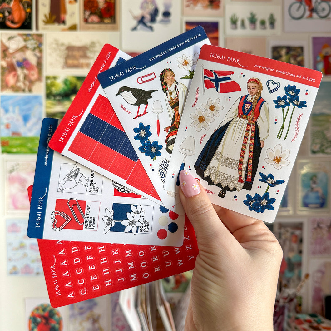 Norwegian Traditions Sticker Bundle