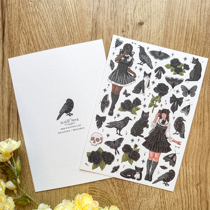Gothic Lolita A5 Print