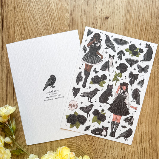 Gothic Lolita A5 Print