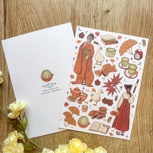 Autumn in Japan A5 Print