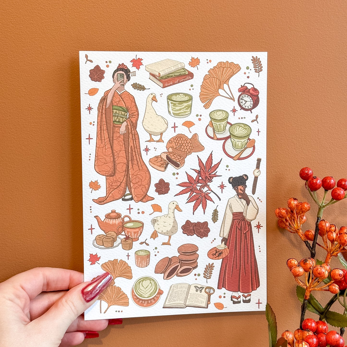 Autumn in Japan A5 Print