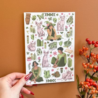 Garden Witch A5 Print