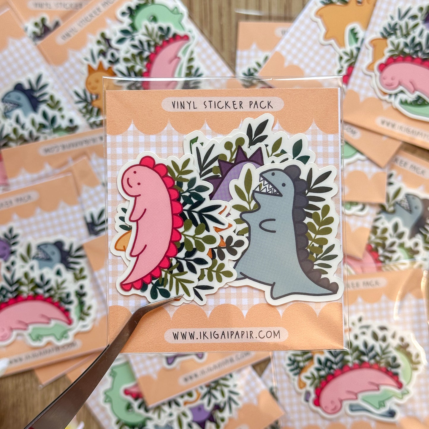 Dinosaur Friends Vinyl Stickers