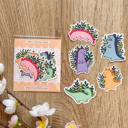 Dinosaur Friends Vinyl Stickers