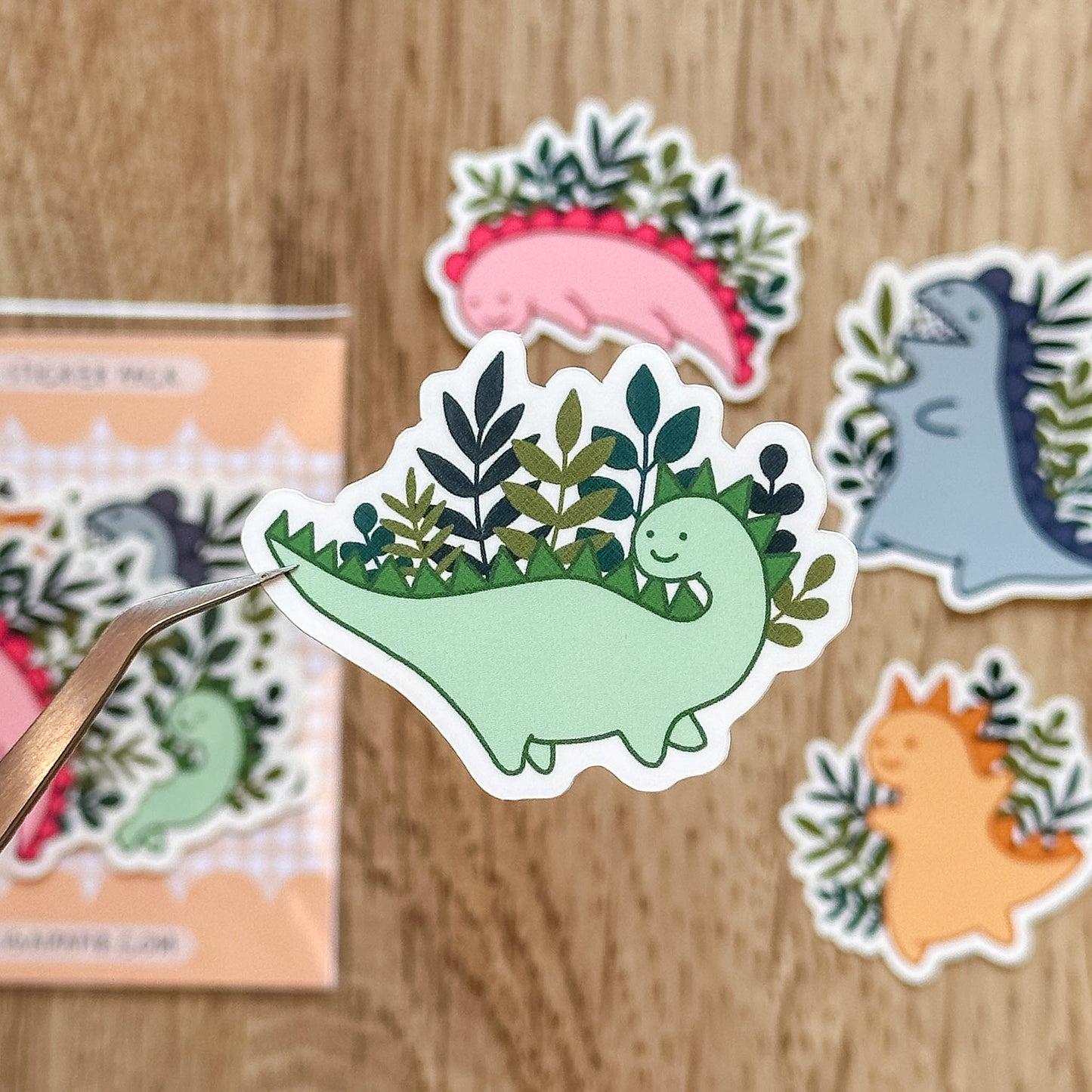 Dinosaur Friends Vinyl Stickers