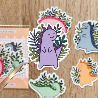 Dinosaur Friends Vinyl Stickers