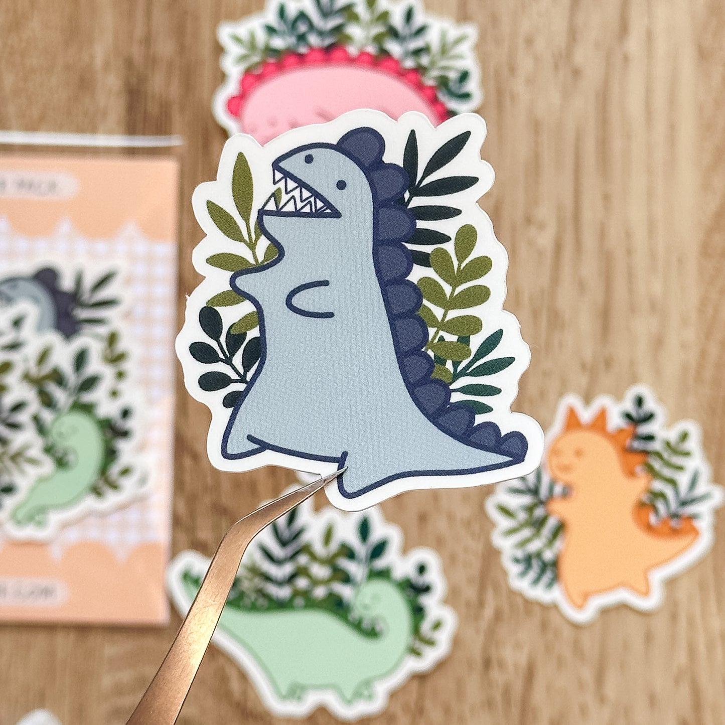 Dinosaur Friends Vinyl Stickers