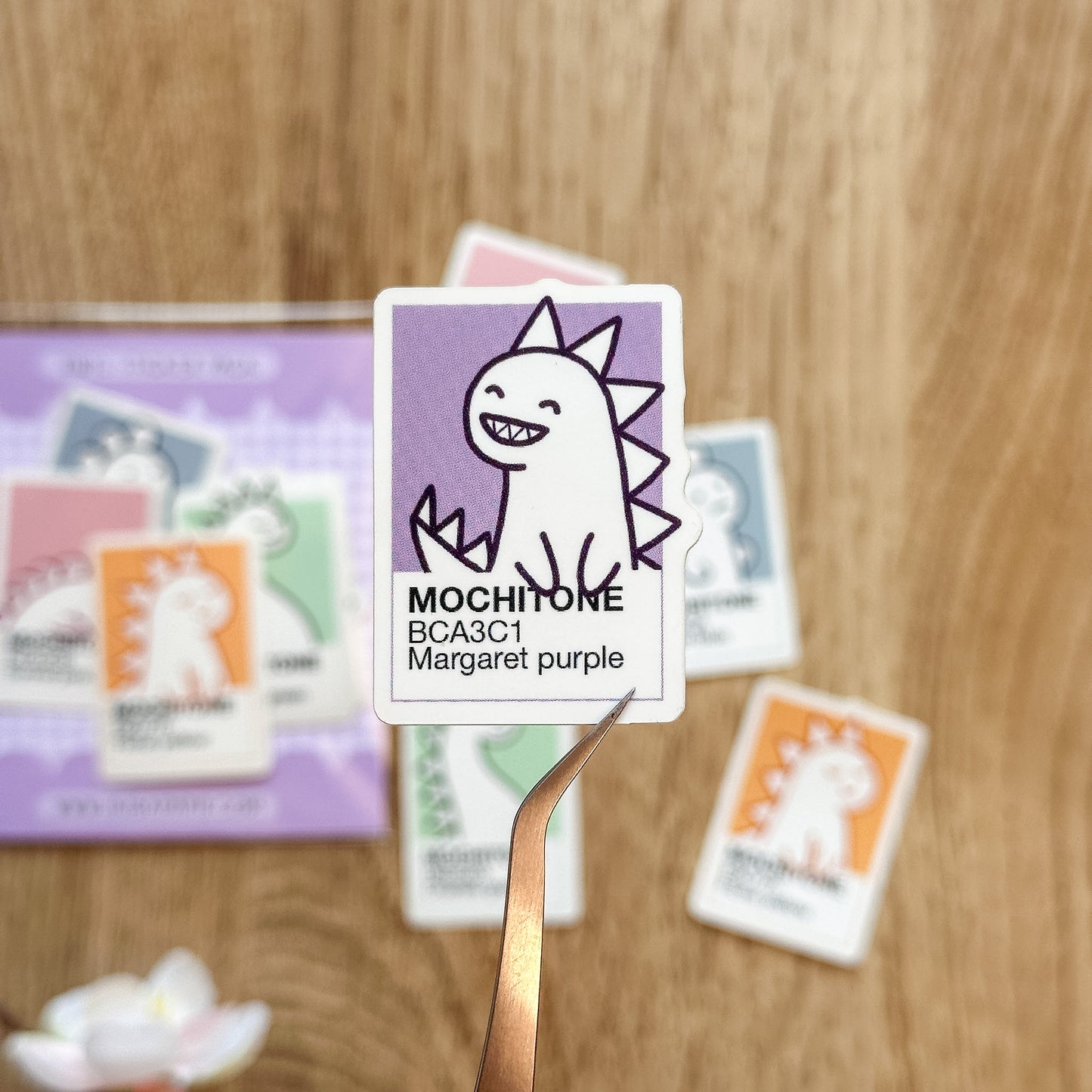 Dinosaur Friends Mochitone Vinyl Stickers