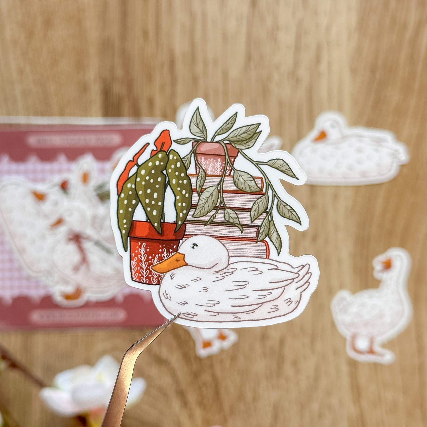 Garden Ducks Vinyl Sticker Pack