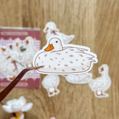 Garden Ducks Vinyl Sticker Pack