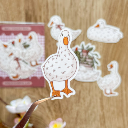Garden Ducks Vinyl Sticker Pack