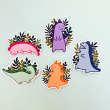 Load image into Gallery viewer, Dinosaur Friends Vinyl Stickers
