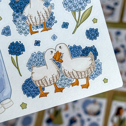Duck Friends Sticker Sheet