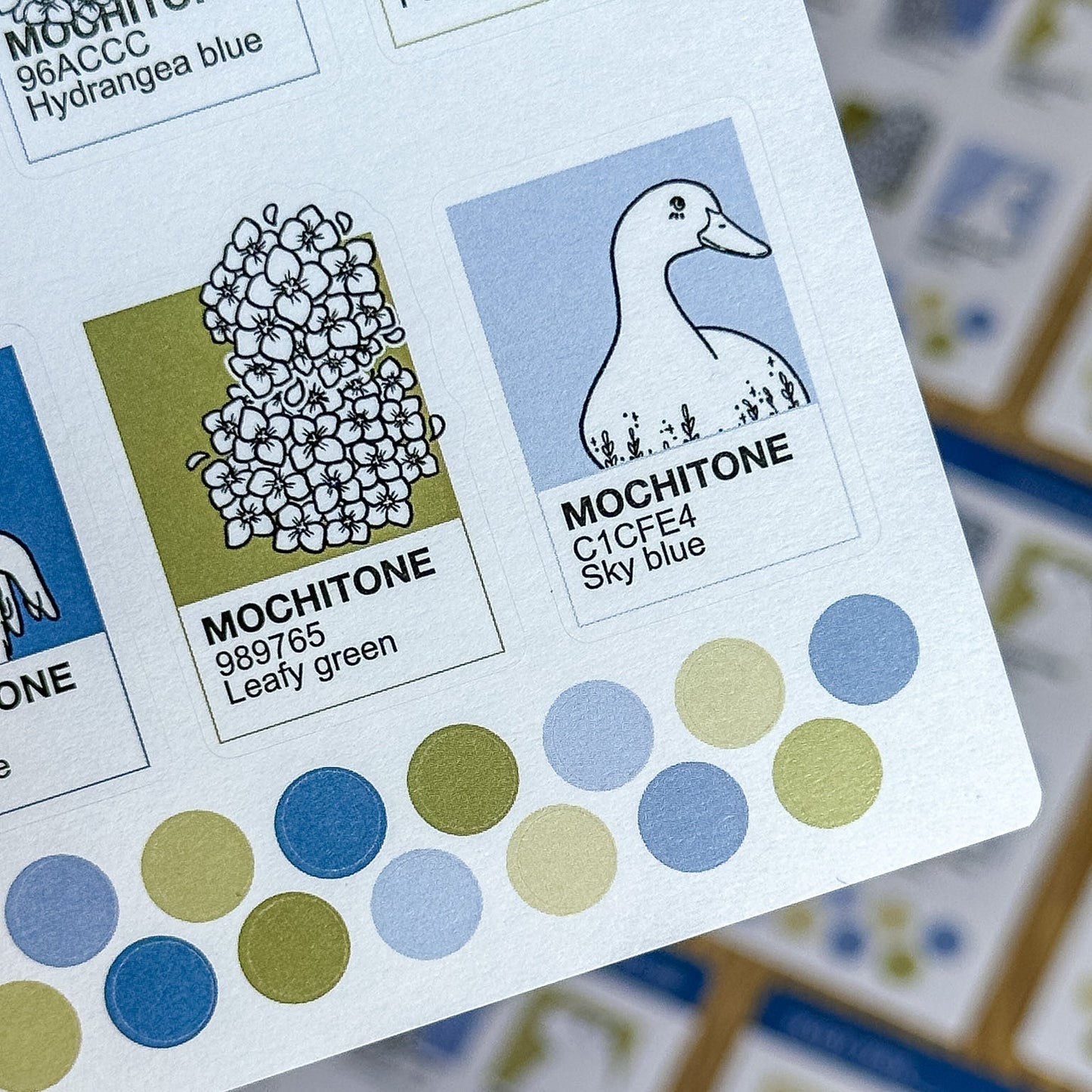 Mochitones #30 (Capybara Summer) Sticker Sheet