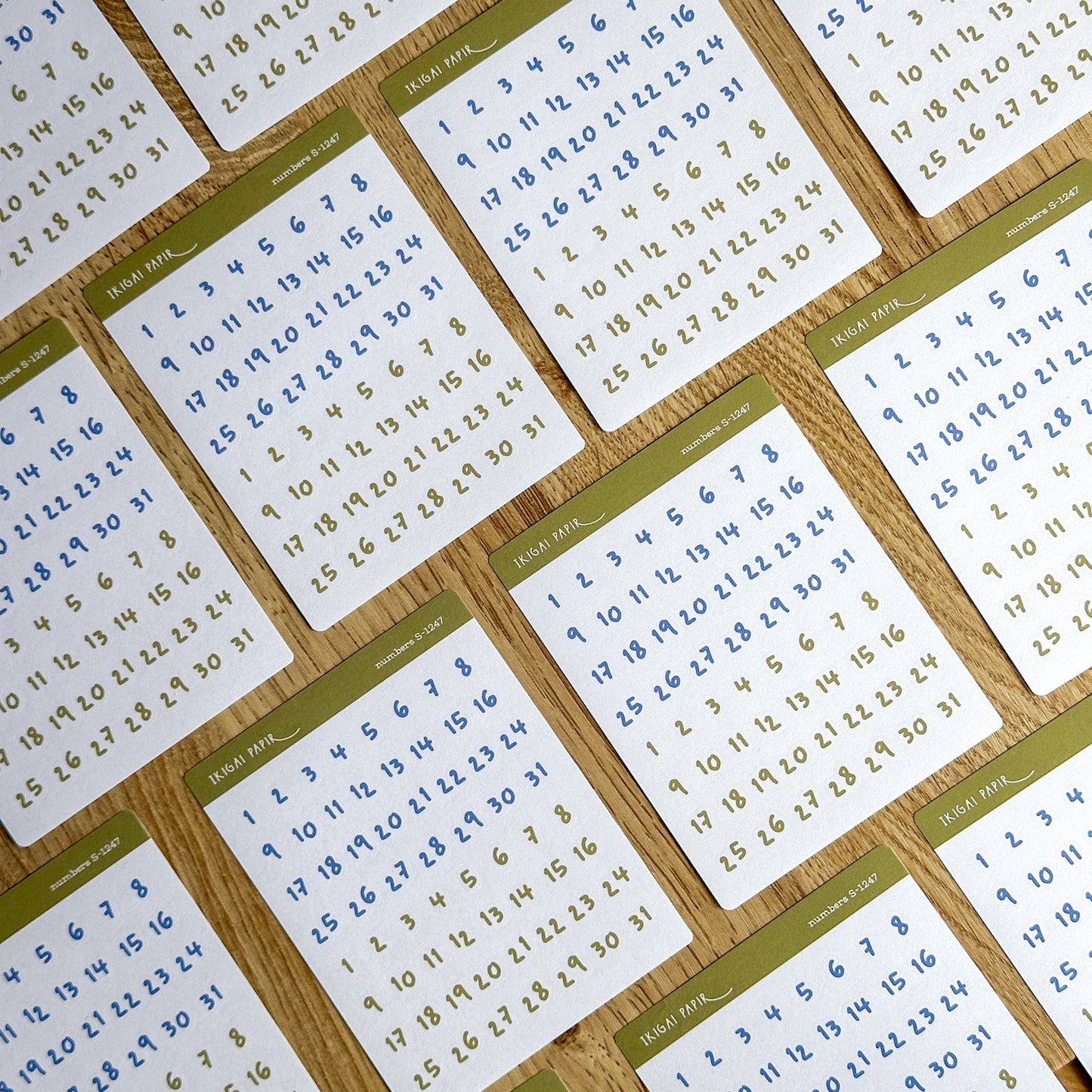 Numbers Sticker Sheet