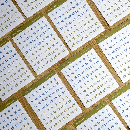 Numbers Sticker Sheet
