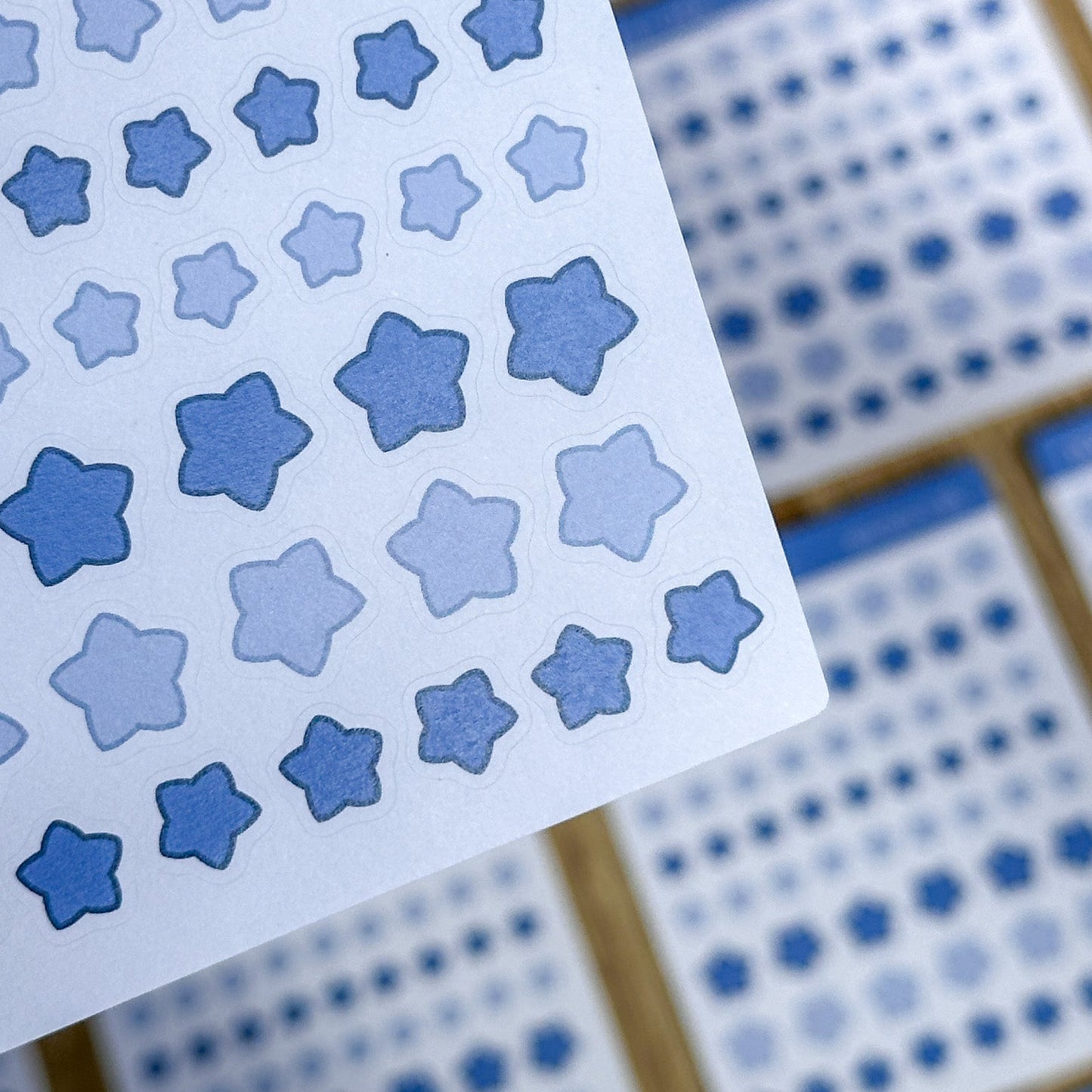 Blue Stars Sticker Sheet