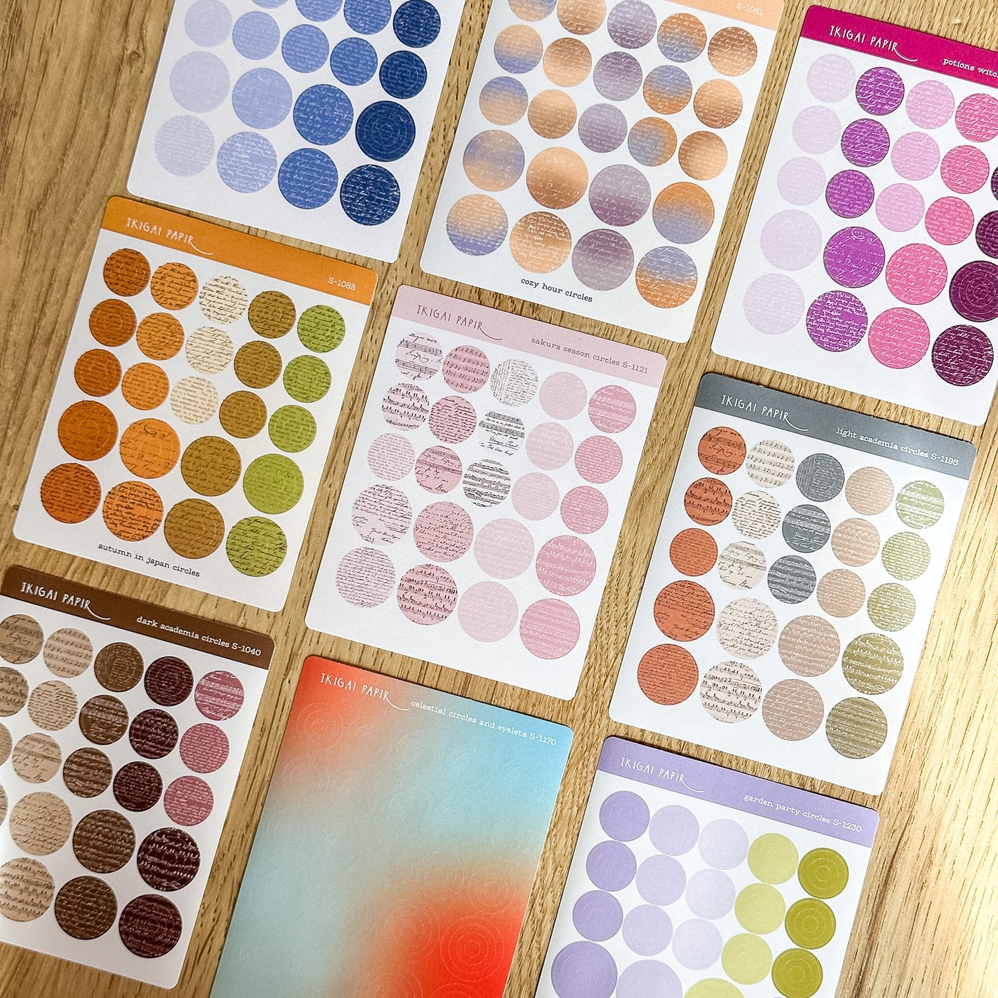 All Circle & Eyelet Stickers Bundle