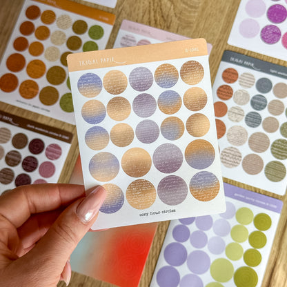 All Circle & Eyelet Stickers Bundle