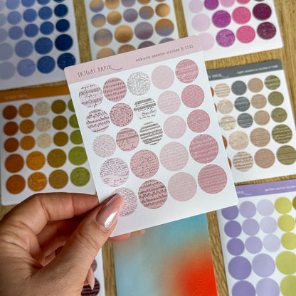 All Circle & Eyelet Stickers Bundle