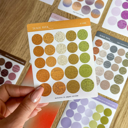 All Circle & Eyelet Stickers Bundle