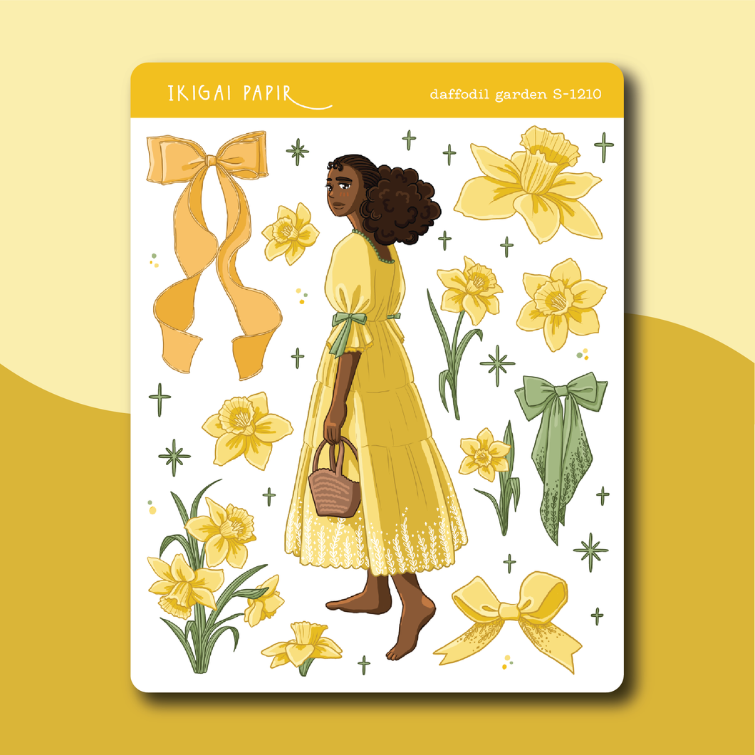 Daffodil Garden Sticker Sheet