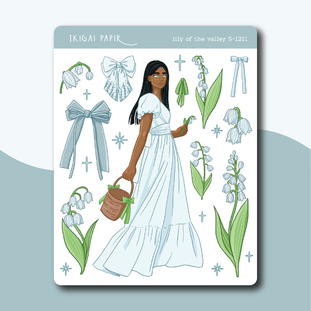Lily of the Valley Sticker Sheet