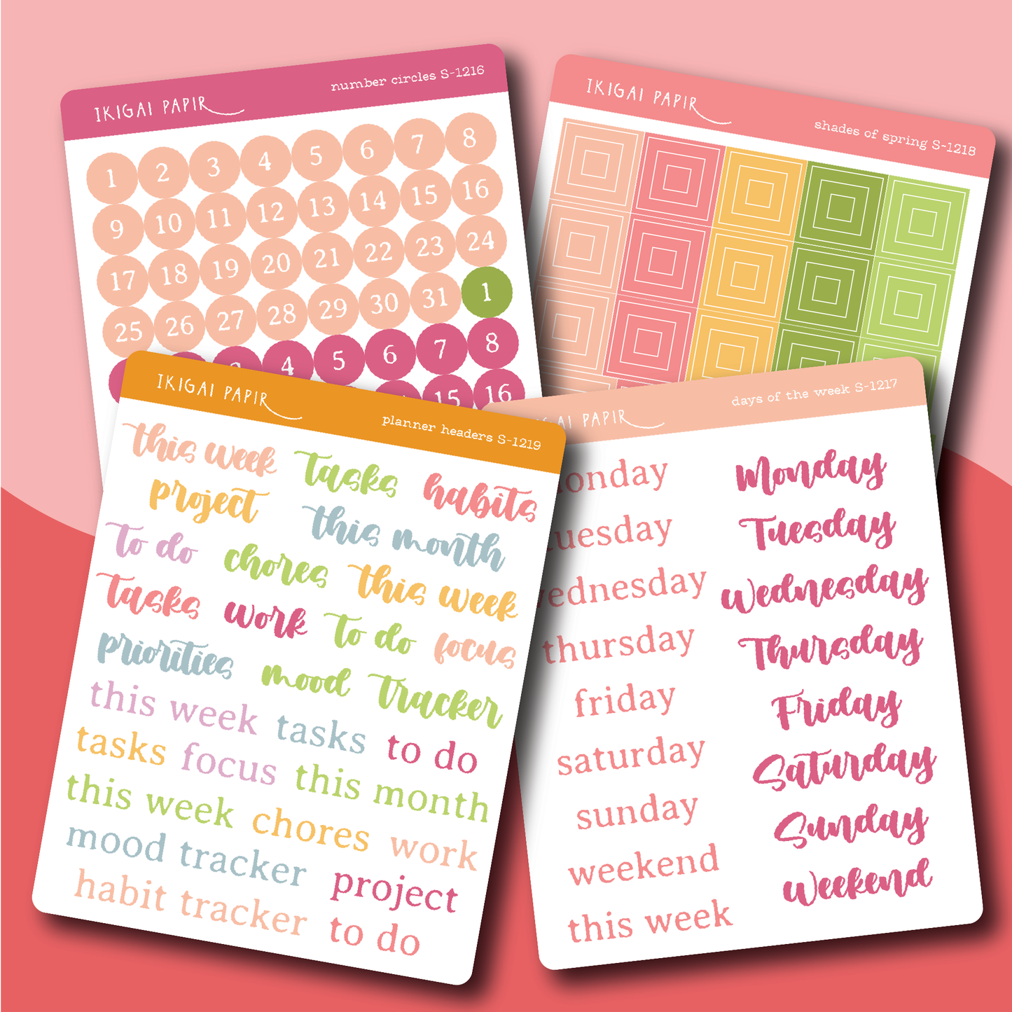 Spring Florals Planner Bundle