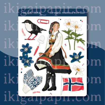 Norwegian Traditions Sticker Bundle